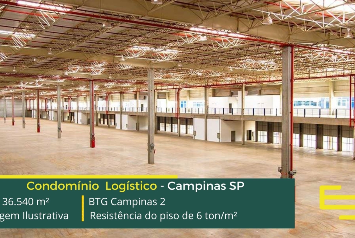 Galpão Para Alugar em Campinas - BTG Campinas 2. Galpões/armazéns/Condomínios logísticos e centros de distribuição para Alugar em Campinas SP