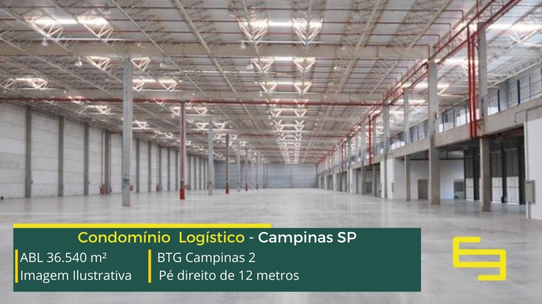 Galpão Para Alugar em Campinas - BTG Campinas 2. Galpões/armazéns/Condomínios logísticos e centros de distribuição para Alugar em Campinas SP