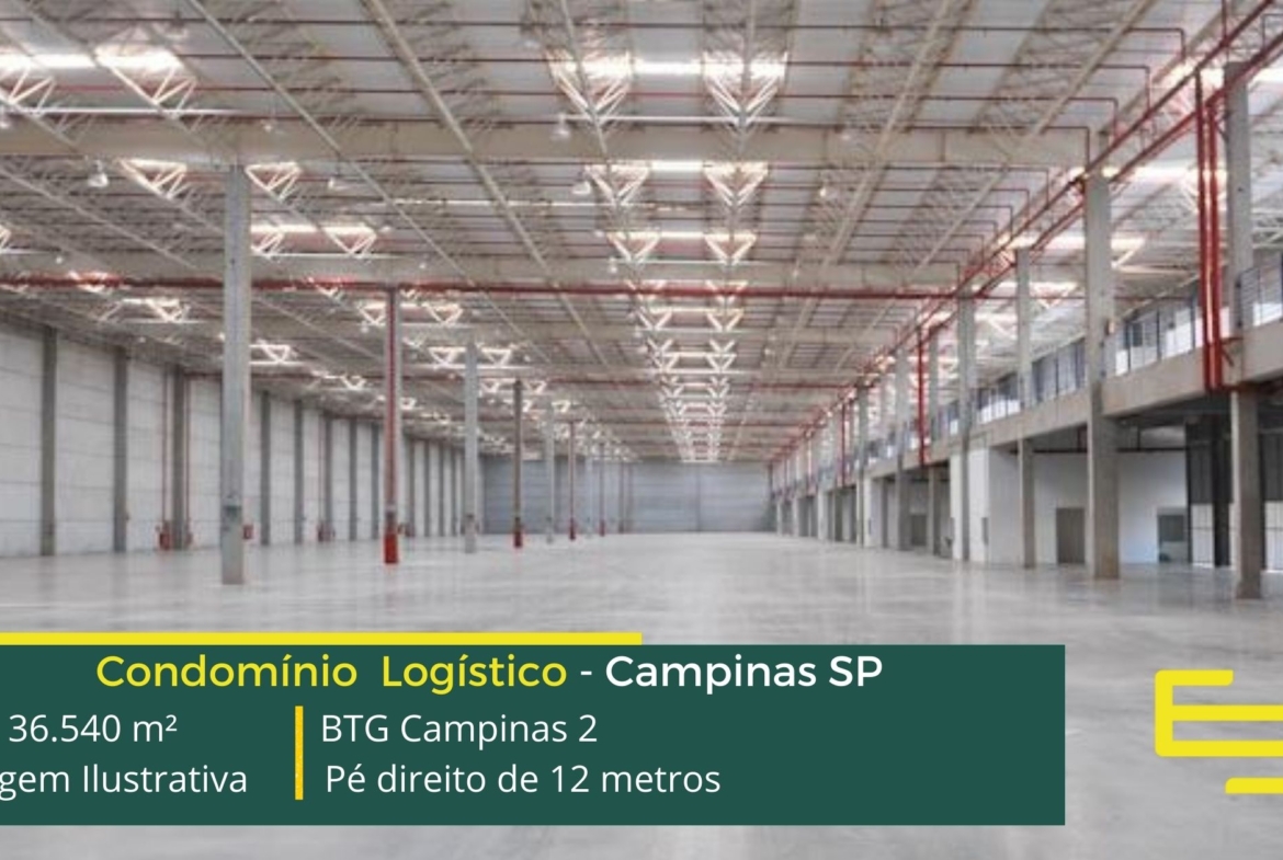 Galpão Para Alugar em Campinas - BTG Campinas 2. Galpões/armazéns/Condomínios logísticos e centros de distribuição para Alugar em Campinas SP