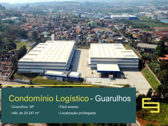 Aluguel de Galpões em Guarulhos SP - GR Guarulhos - Aluguel de galpões em Guarulhos com docas, piso industrial, portaria e segurança 24 hs