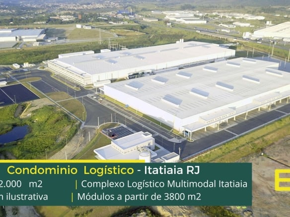 Galpão Aluguel Itatiaia - Complexo Logístico Multimodal Itatiaia (RJ). Galpão/Centro de Distribuição para locação em Itatiaia RJ