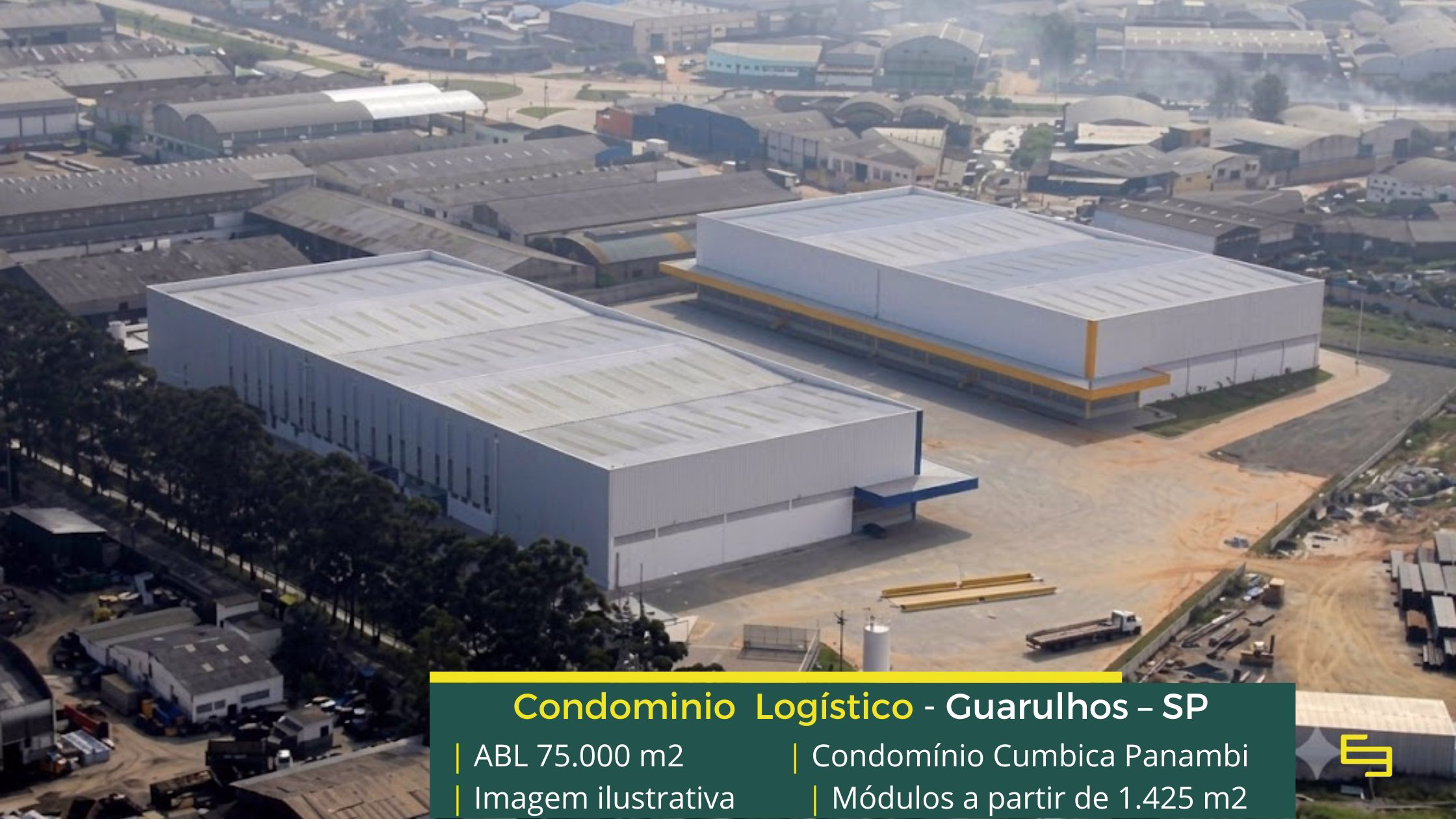 Galpão logístico em Gurulhos SP (1) Galpão Logístico em Guarulhos SP. Condomínio Cumbica Panambi. Galpão/Armazém/Centro de Distribuição para alugar em Guarulhos e São Paulo