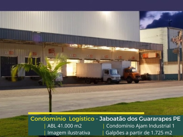Galpão para locação em Recife - Condomínio Industrial Ajam I. Galpões/Armazéns/ Pavilhões para alugar em Jaboatão dos Guararapes com docas