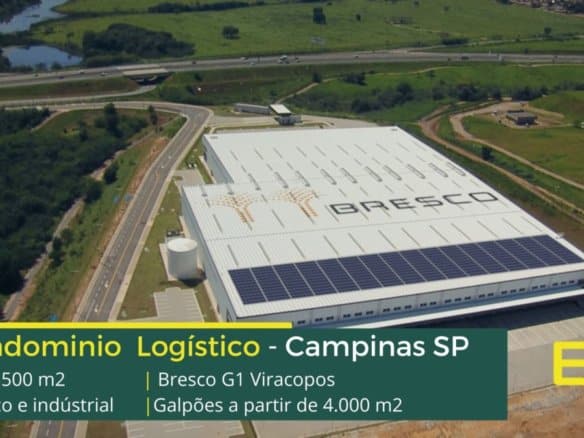 Galpão Para Locação Campinas - Bresco G1 Viracopos. Galpões/Armazéns e condomínios logísticos para alugar em Campinas. Galpões logísticos SP