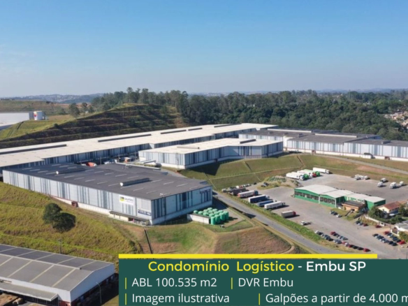 Galpão locação Embu das Artes - DVR Business Park Embu. Aluguel de galpões em Embu das Artes SP com portaria e segurança 24 horas, docas