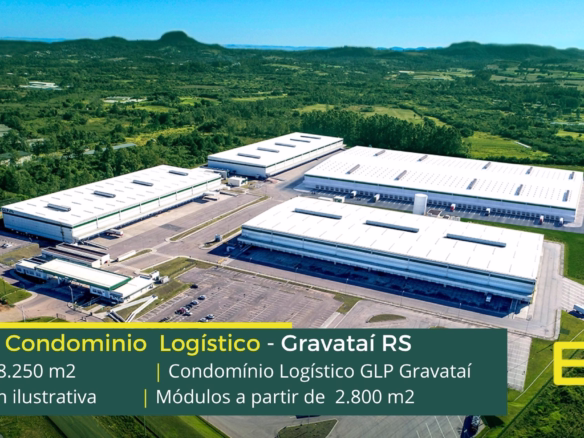 Galpões para Locação em Gravataí - GLP Gravataí RS. Aluguel de galpão em Gravataí com portaria e segurança 24 horas, docas, pátio asfaltado