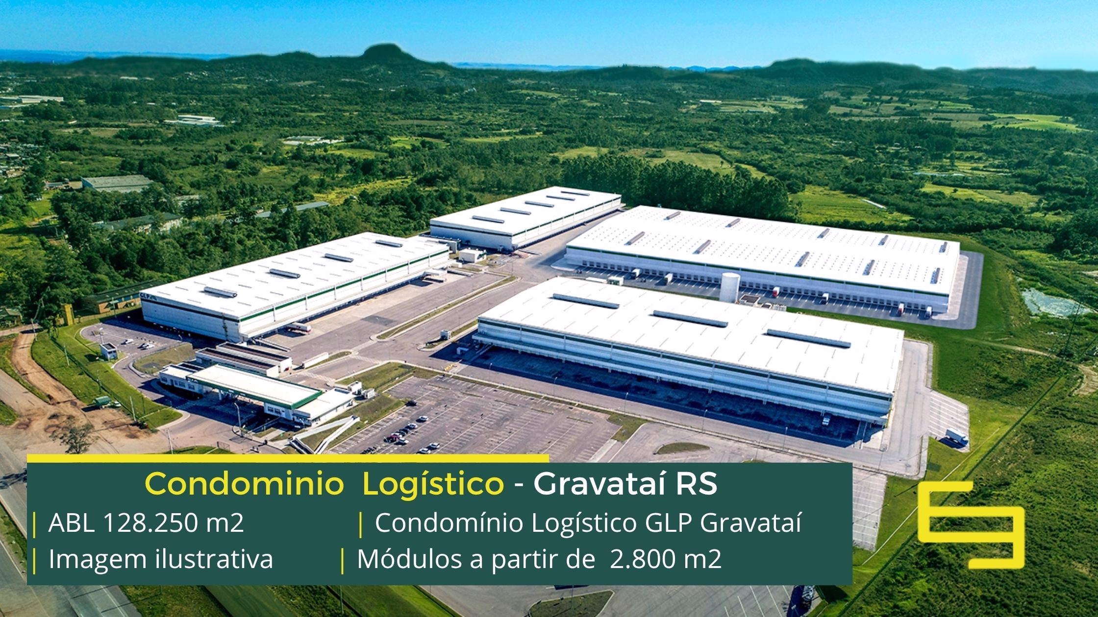 Galpões para Locação em Gravataí - GLP Gravataí RS. Aluguel de galpão em Gravataí com portaria e segurança 24 horas, docas, pátio asfaltado