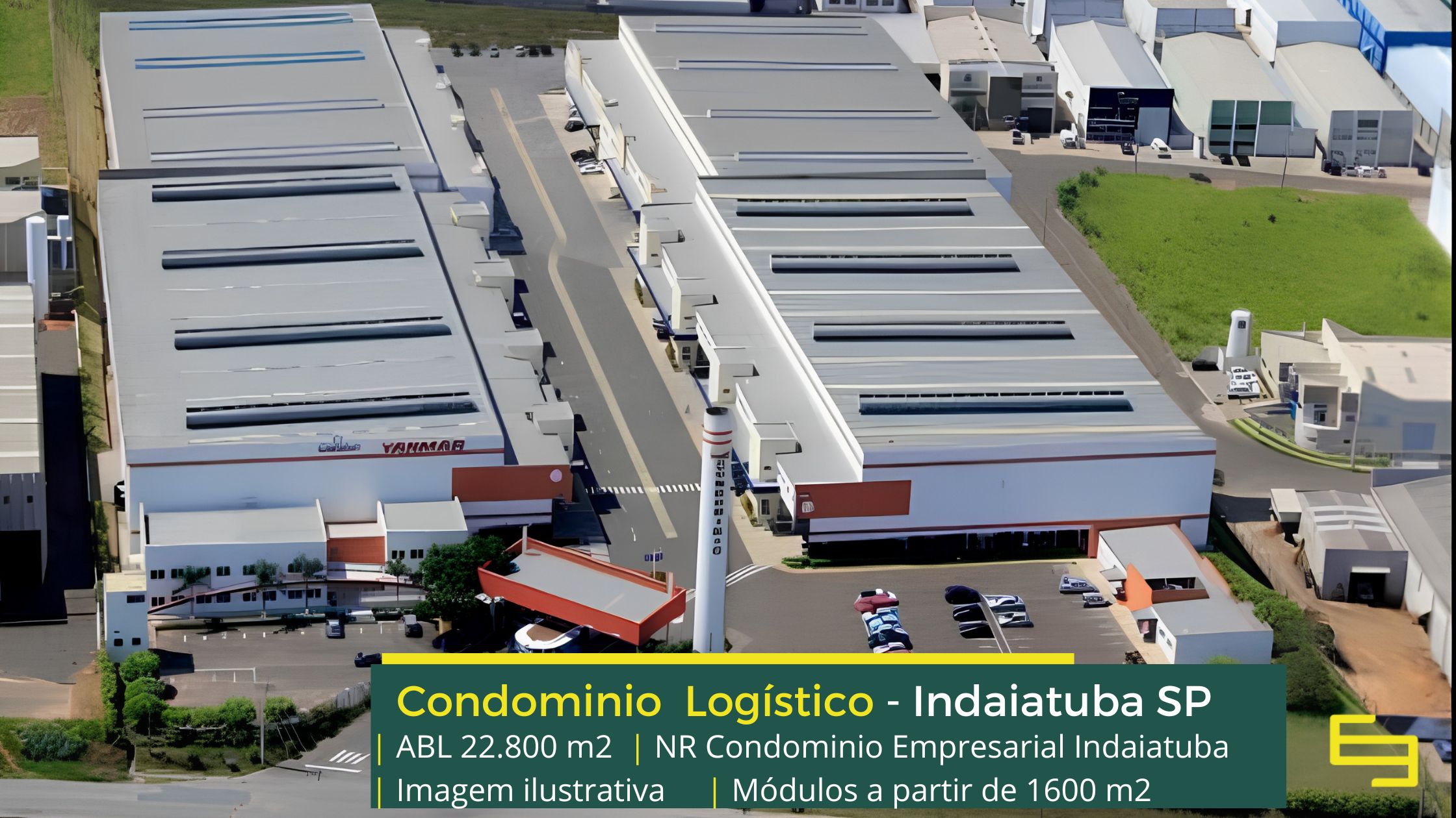Galpão em Indaiatuba SP - NR Condomínio Empresarial. Galpões/Armazéns/Centros de Distribuição/ Pavilhões para alugar em Indaiatuba.