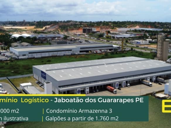 Galpões na Grande Recife PE - ARMAZENNA 3. Galpões/Armazéns/Centros de Distribuição/ Pavilhões para alugar em Jaboatão dos Guararapes.