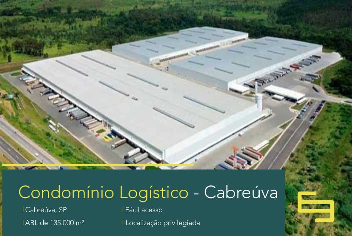 Galpão para locação em Cabreúva - Distribution Center Cabreúva. Altura de 12 metros livres. Docas e Piso Industrial.