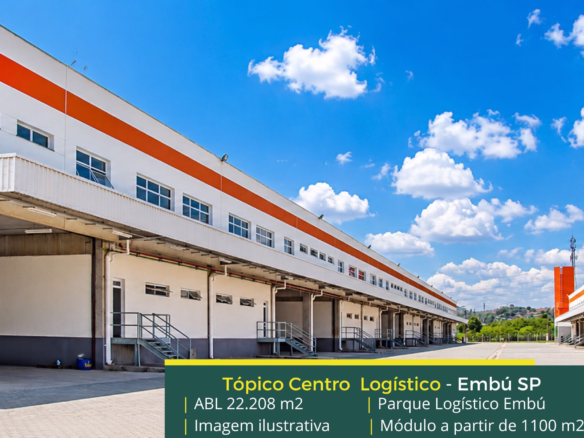 Aluguel Galpão Embu das Artes - Tópico Centro Logístico - Galpões / Armazéns / Centros de Distribuição/ Pavilhões para alugar
