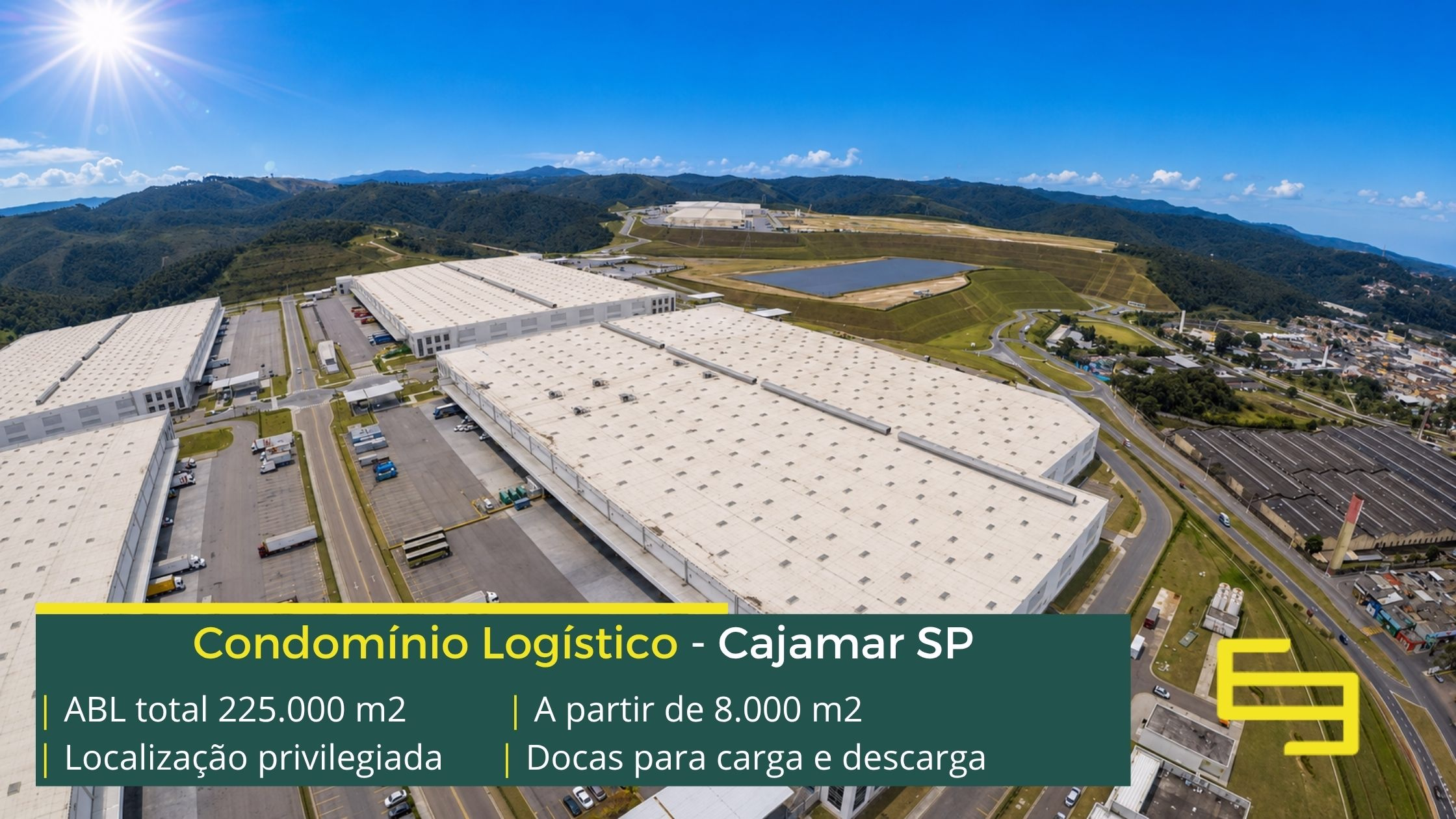 Prologis Cajamar II - Aluguel de Galpão em Cajamar SP. Condomínio Logístico com Portaria e Segurança 24 Horas, Docas, Altura de 12 Metros