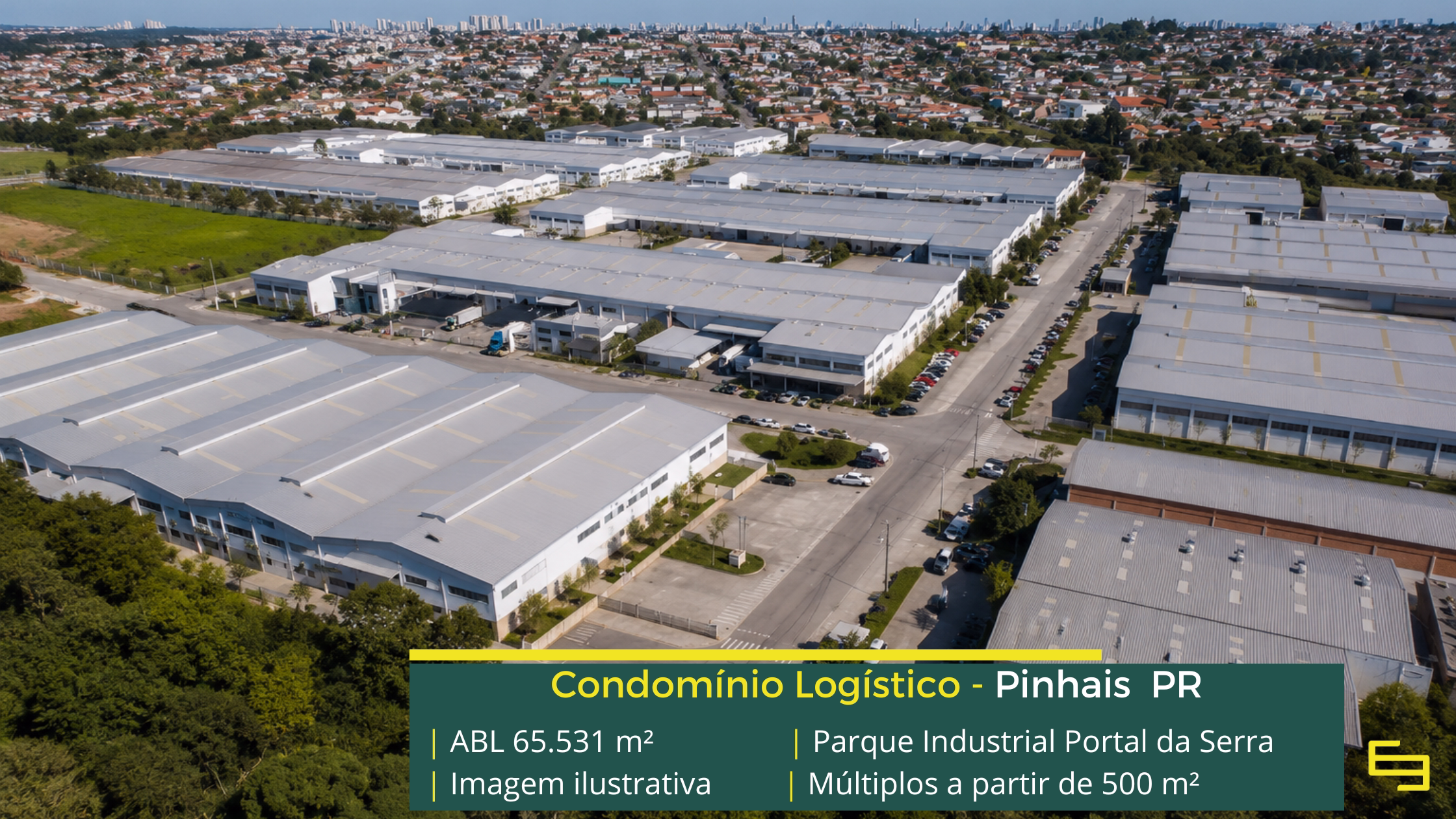 Galpão para alugar em Pinhais em condomínios logísticos com estrutura de alto padrão para armazenagem, distribuição e operações industriais.
