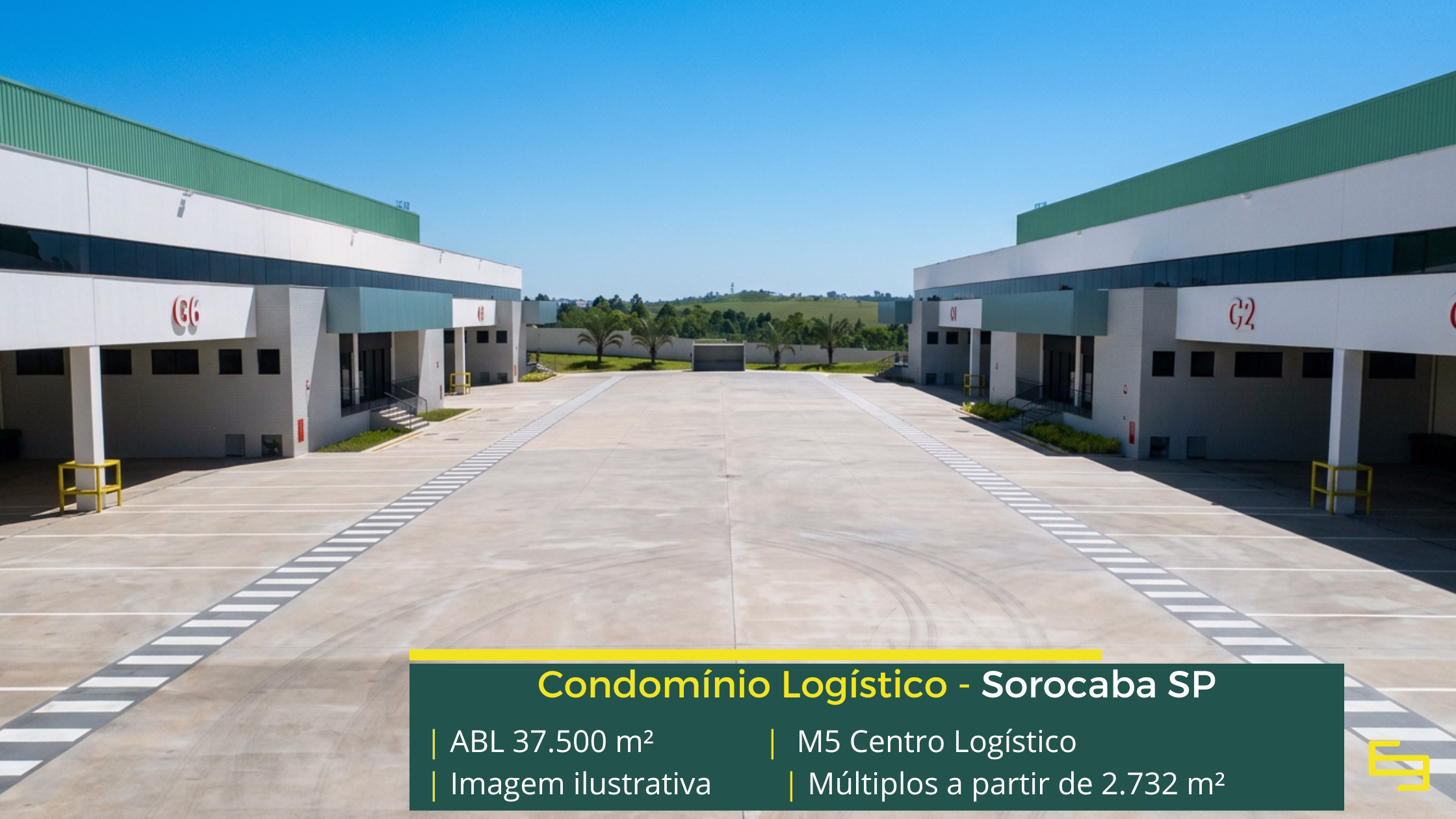 Aluguel de galpões em Sorocaba SP Aluguel de Galpões em Sorocaba SP - M5 Centro Logístico. Galpões com Pé direito livre de 12 metros, piso para 8 toneladas, nivelado a laser.
