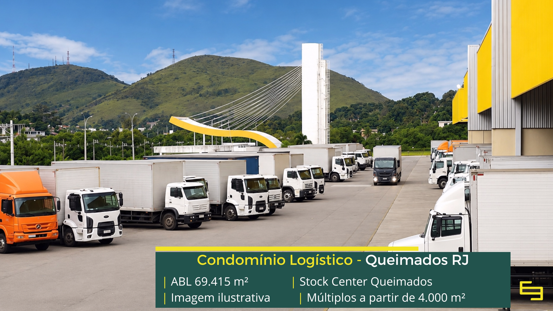 Galpões para alugar em Queimados RJ Galpões para alugar em Queimados RJ com docas, pé-direito elevado, segurança 24 horas e localização estratégica.