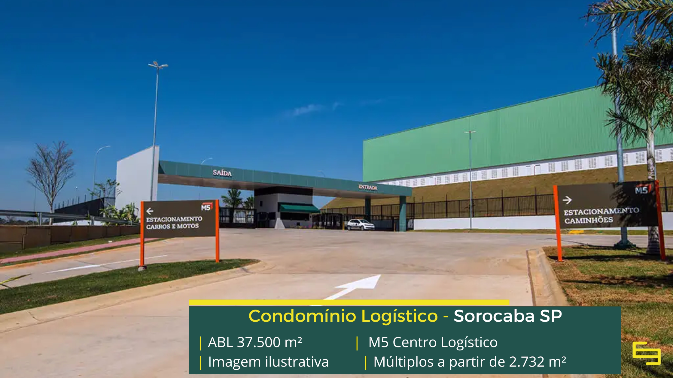 Aluguel de galpões em Sorocaba SP Aluguel de Galpões em Sorocaba SP - M5 Centro Logístico. Galpões com Pé direito livre de 12 metros, piso para 8 toneladas, nivelado a laser.