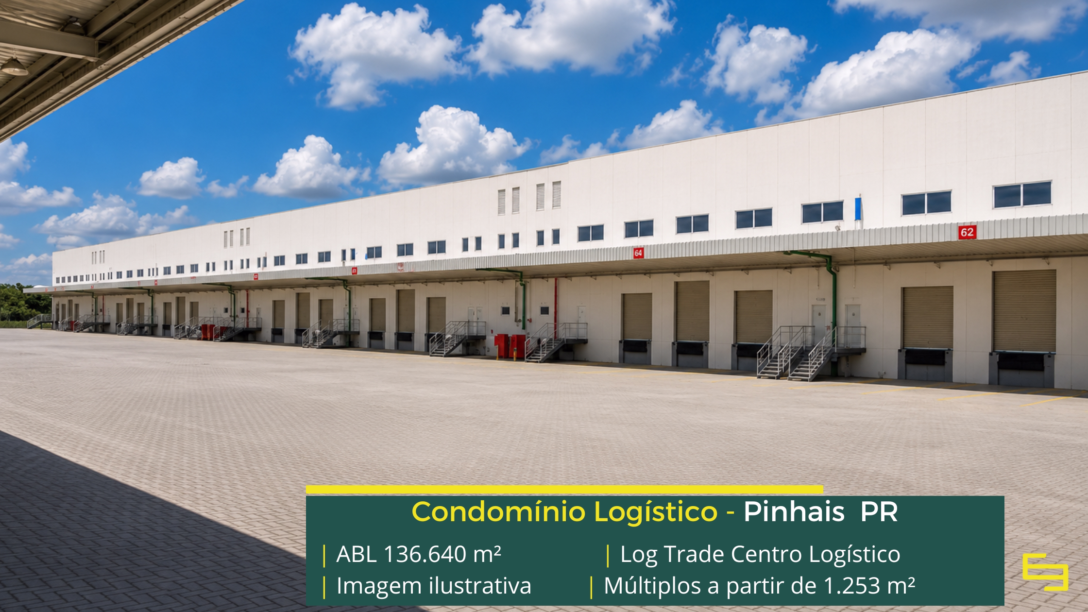 Aluguel de galpão em Pinhais PR Aluguel de galpão em Pinhais PR com módulos logísticos modernos, estrutura de alto padrão e excelente conectividade para sua operação.