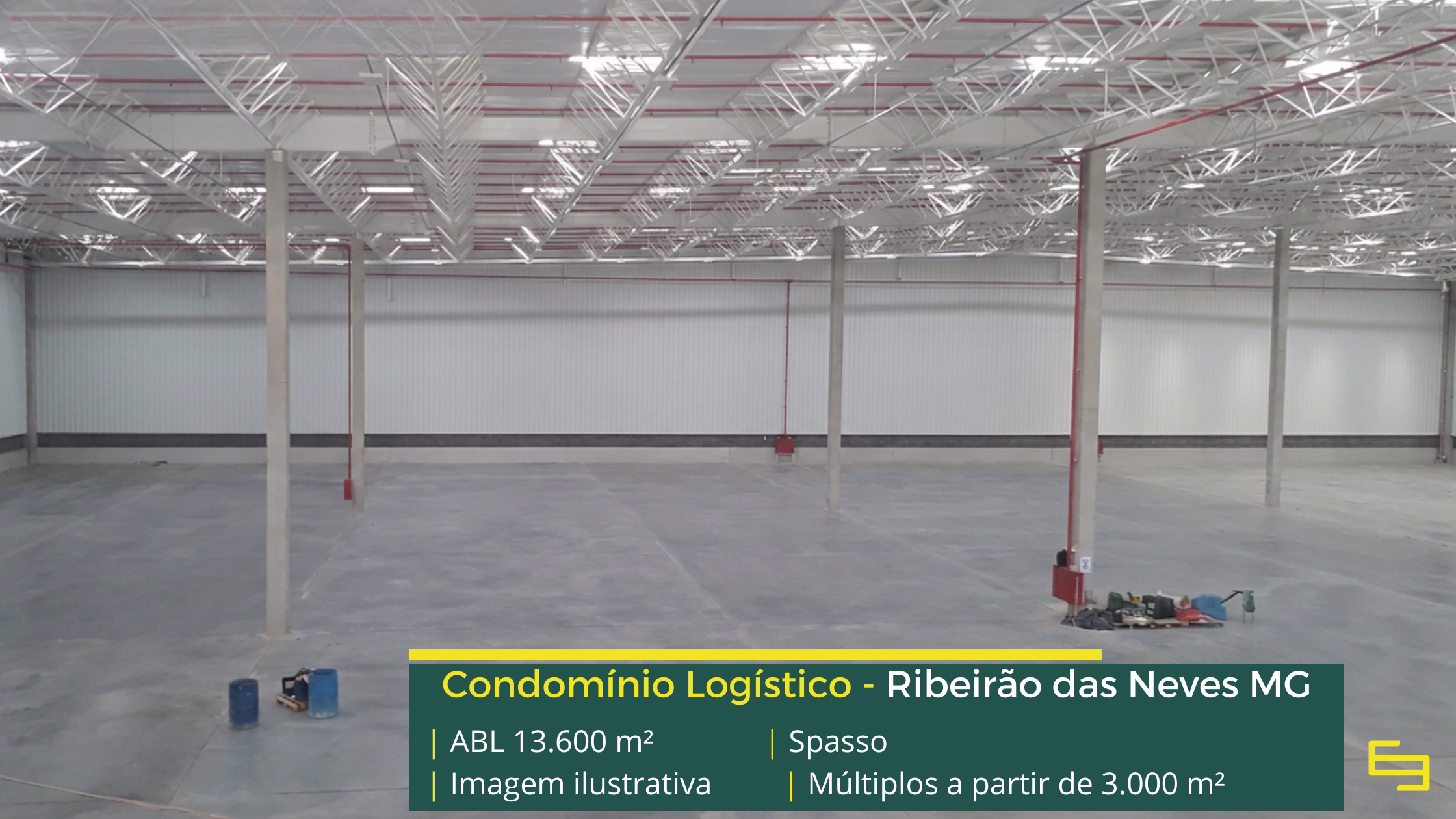 Galpão para alugar em Ribeirão das Neves Galpão para alugar em Ribeirão das Neves com infraestrutura excelente e conectividade para atender operações logísticas de todos os portes.
