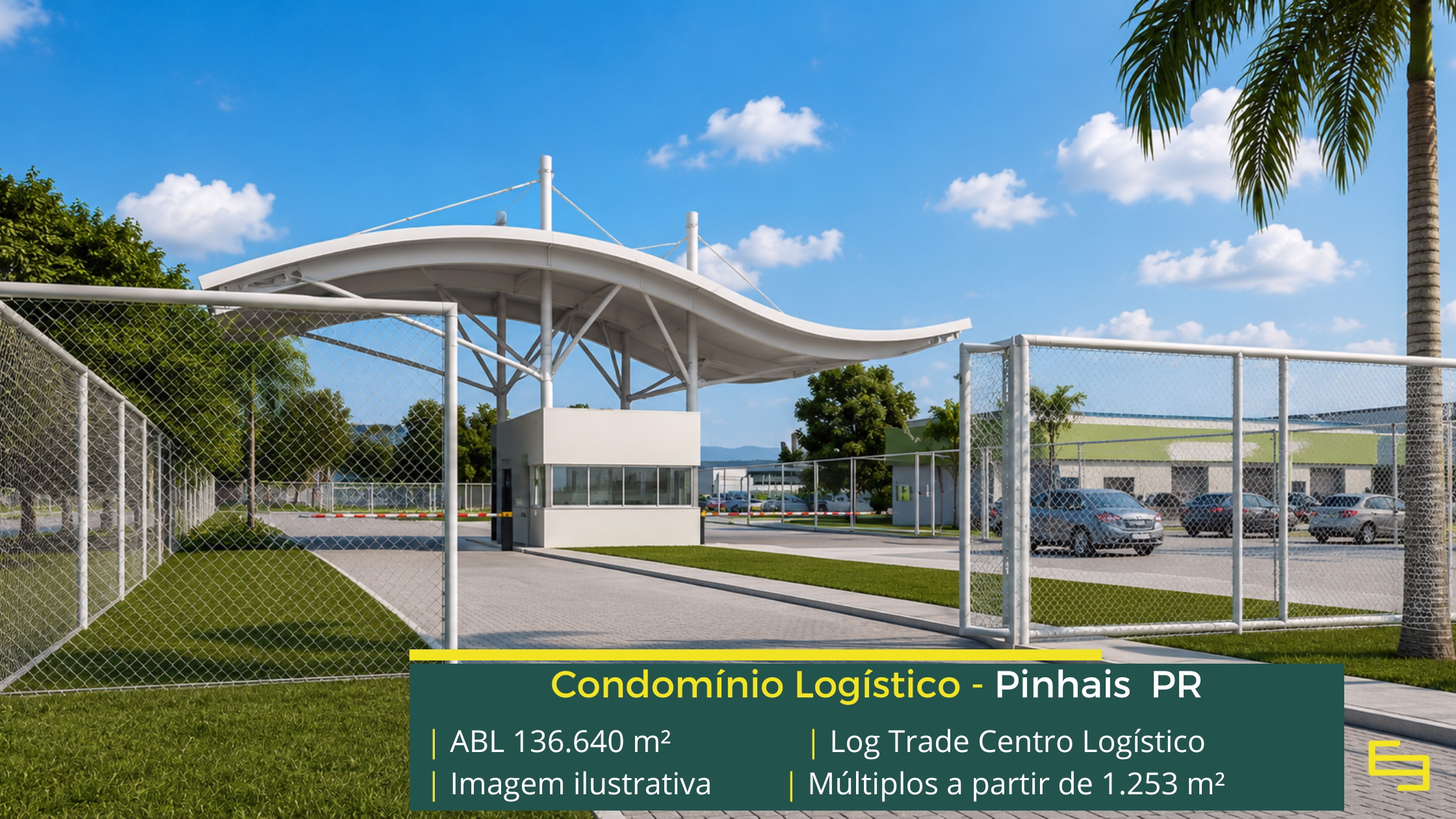 Aluguel de galpão em Pinhais PR Aluguel de galpão em Pinhais PR com módulos logísticos modernos, estrutura de alto padrão e excelente conectividade para sua operação.