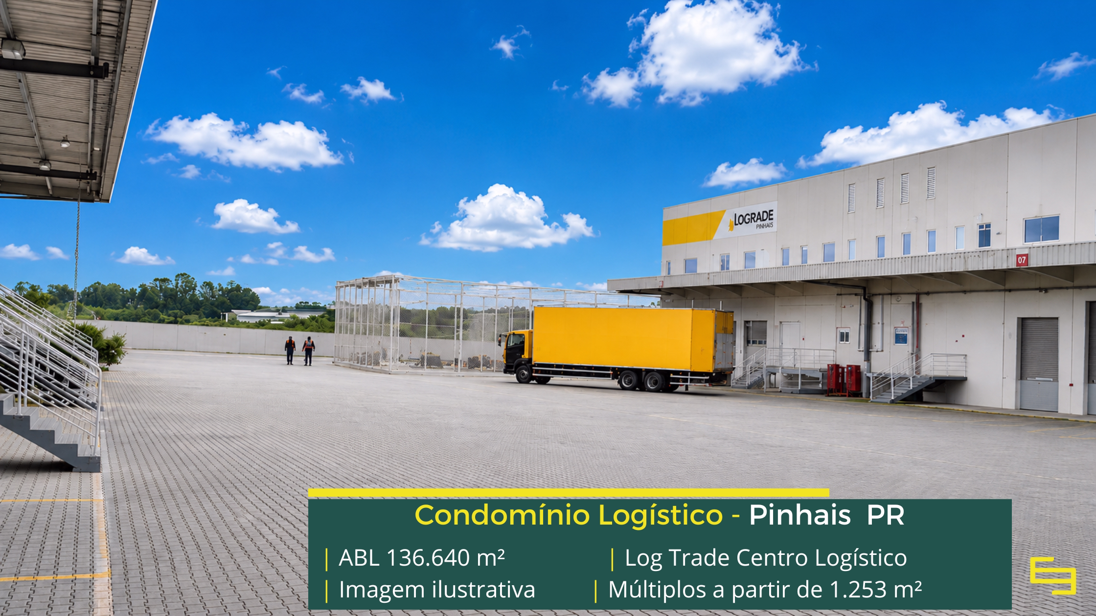 Aluguel de galpão em Pinhais PR Aluguel de galpão em Pinhais PR com módulos logísticos modernos, estrutura de alto padrão e excelente conectividade para sua operação.