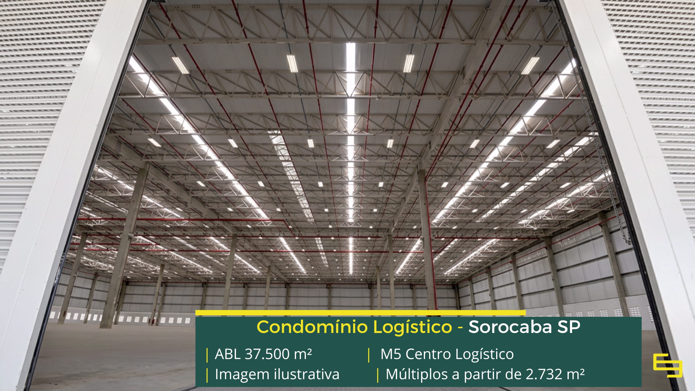 Aluguel de galpões em Sorocaba SP Aluguel de Galpões em Sorocaba SP - M5 Centro Logístico. Galpões com Pé direito livre de 12 metros, piso para 8 toneladas, nivelado a laser.