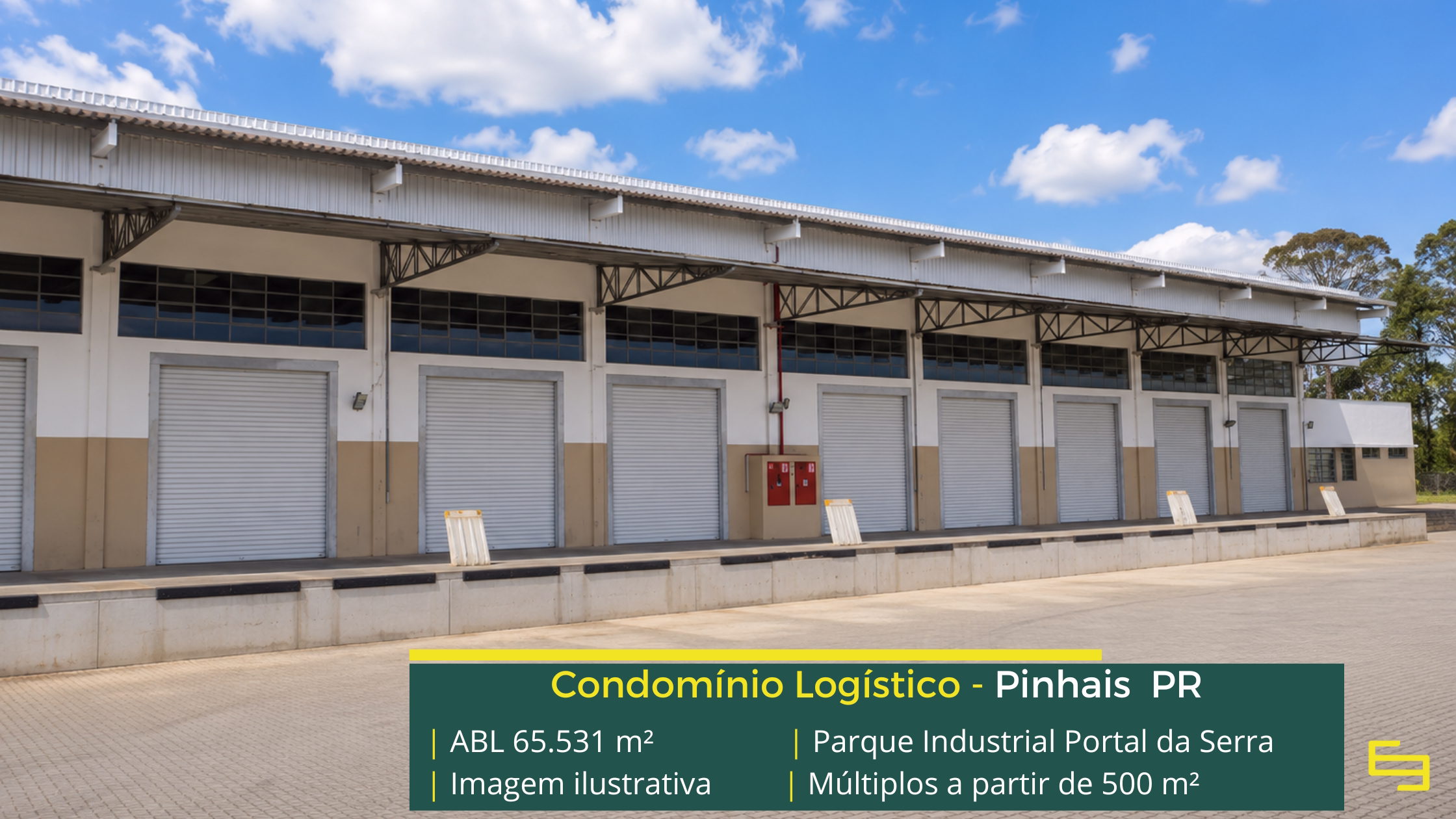 Galpão para alugar em Pinhais Galpão para alugar em Pinhais em condomínios logísticos com estrutura de alto padrão para armazenagem, distribuição e operações industriais.