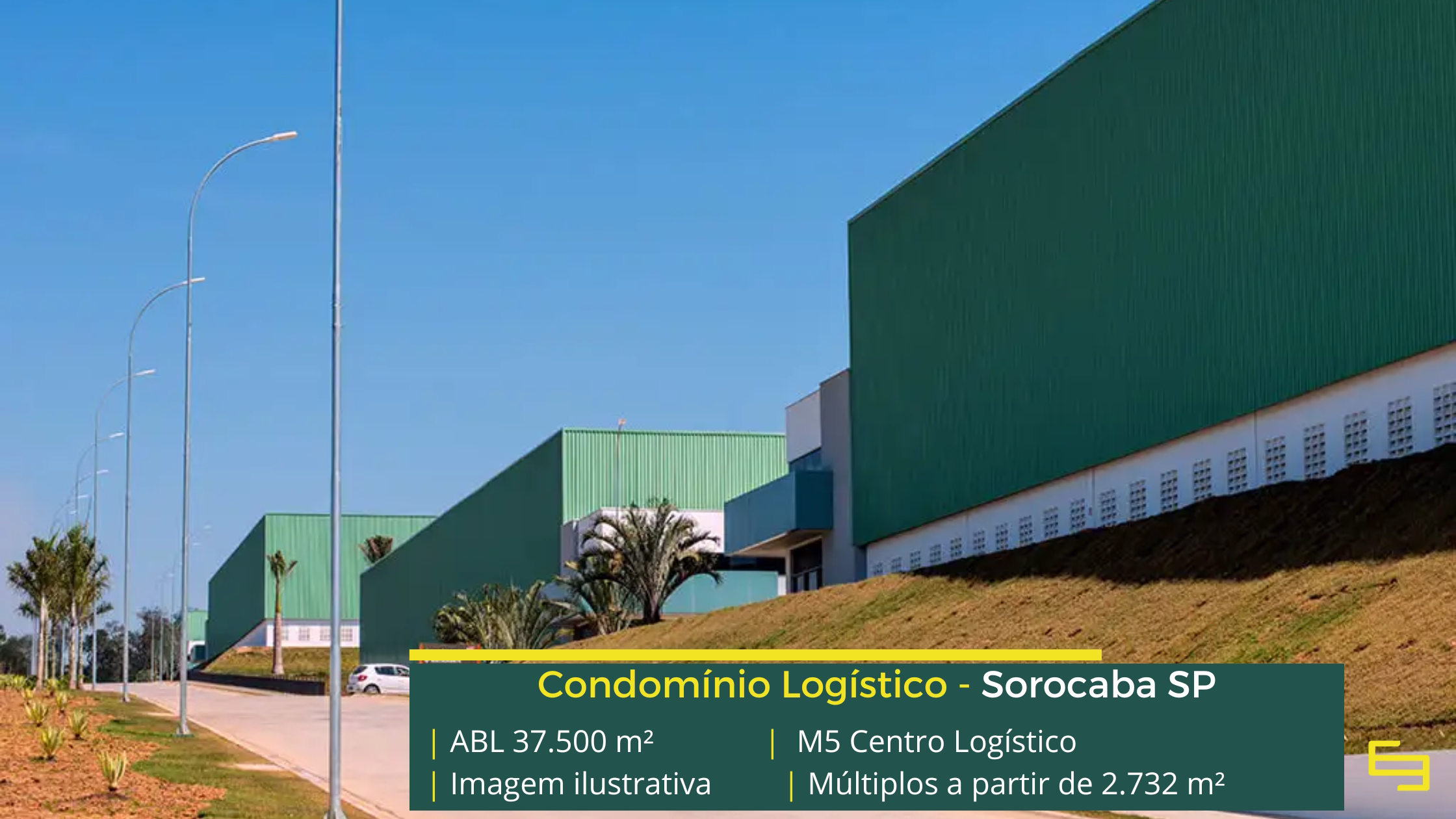 Aluguel de galpões em Sorocaba SP Aluguel de Galpões em Sorocaba SP - M5 Centro Logístico. Galpões com Pé direito livre de 12 metros, piso para 8 toneladas, nivelado a laser.