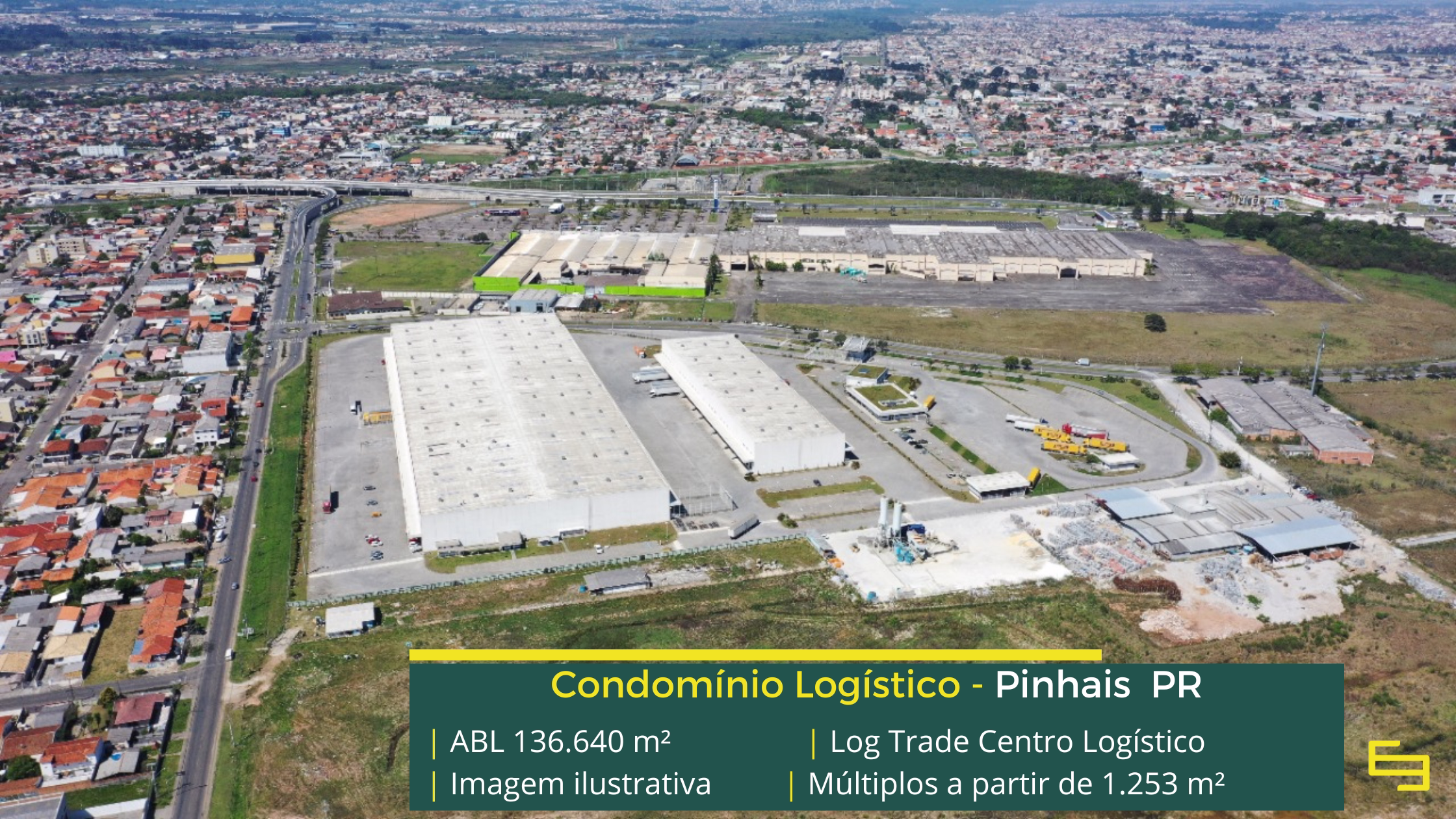 Aluguel de galpão em Pinhais PR Aluguel de galpão em Pinhais PR com módulos logísticos modernos, estrutura de alto padrão e excelente conectividade para sua operação.