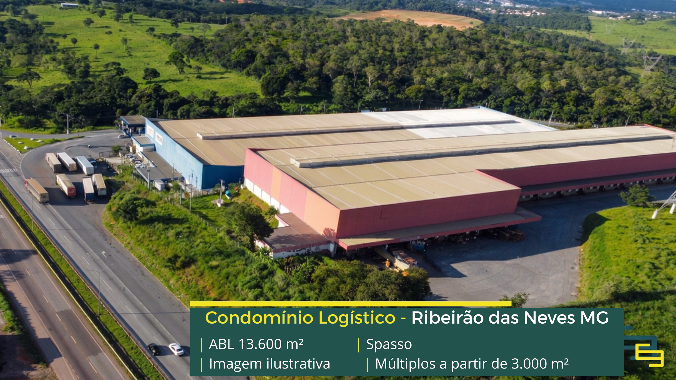 Galpão para alugar em Ribeirão das Neves Galpão para alugar em Ribeirão das Neves com infraestrutura excelente e conectividade para atender operações logísticas de todos os portes.