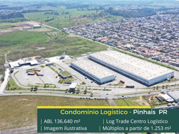 Aluguel de galpão em Pinhais PR com módulos logísticos modernos, estrutura de alto padrão e excelente conectividade para sua operação.