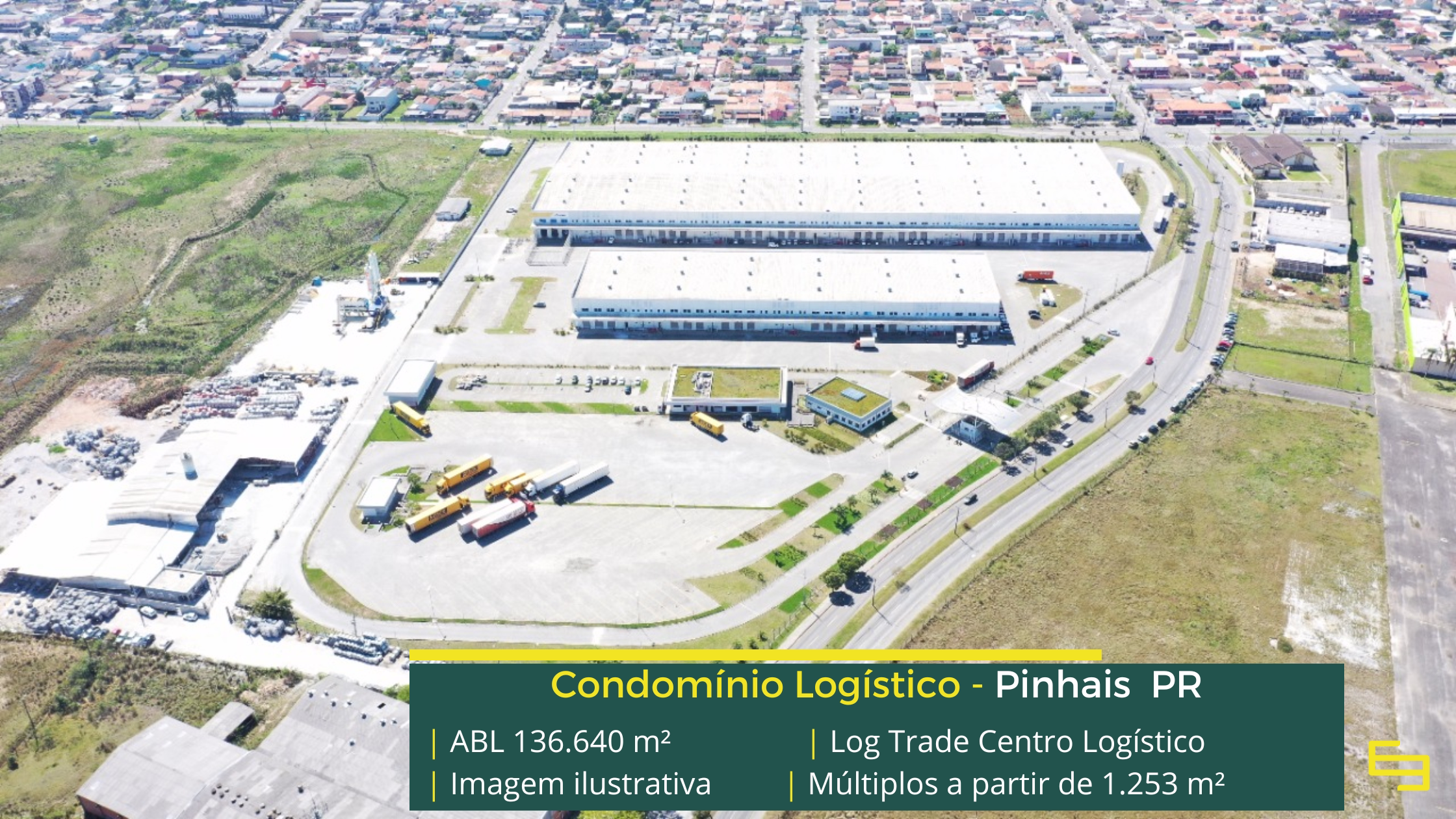 Aluguel de galpão em Pinhais PR Aluguel de galpão em Pinhais PR com módulos logísticos modernos, estrutura de alto padrão e excelente conectividade para sua operação.