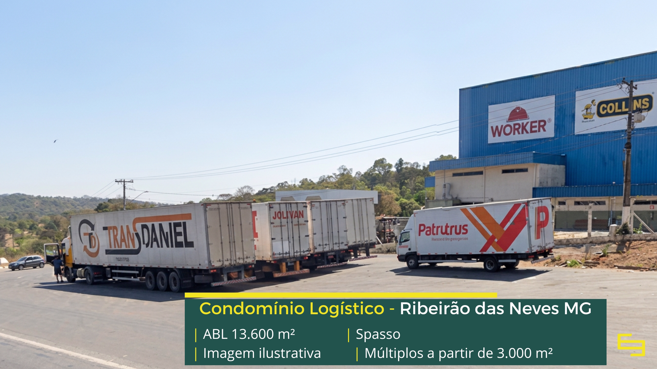 Galpão para alugar em Ribeirão das Neves Galpão para alugar em Ribeirão das Neves com infraestrutura excelente e conectividade para atender operações logísticas de todos os portes.