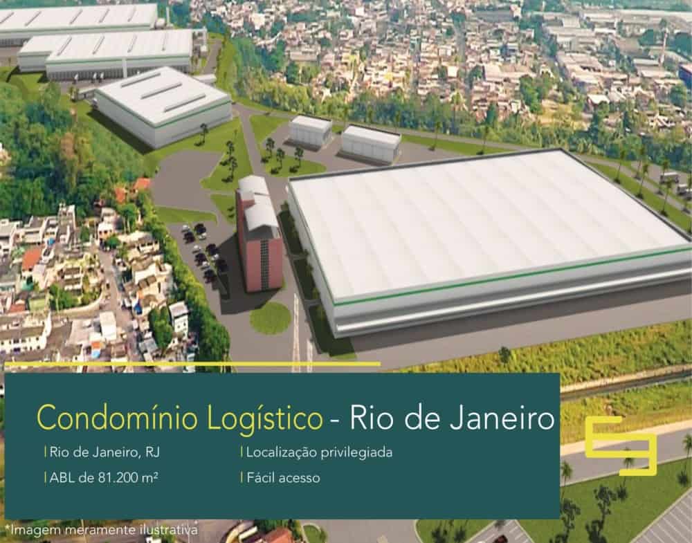 Aluguel de Galpão Logístico RJ - GLP Irajá. Galpões com piso de concreto nivelado a laser, com resistência de 6 t/m², docas.