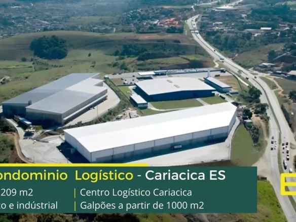 Galpões em Cariacica ES - Centro Logístico Cariacica. Galpões para alugar em Cariacica e Vitória ES. Portaria e segurança 24 horas, docas.
