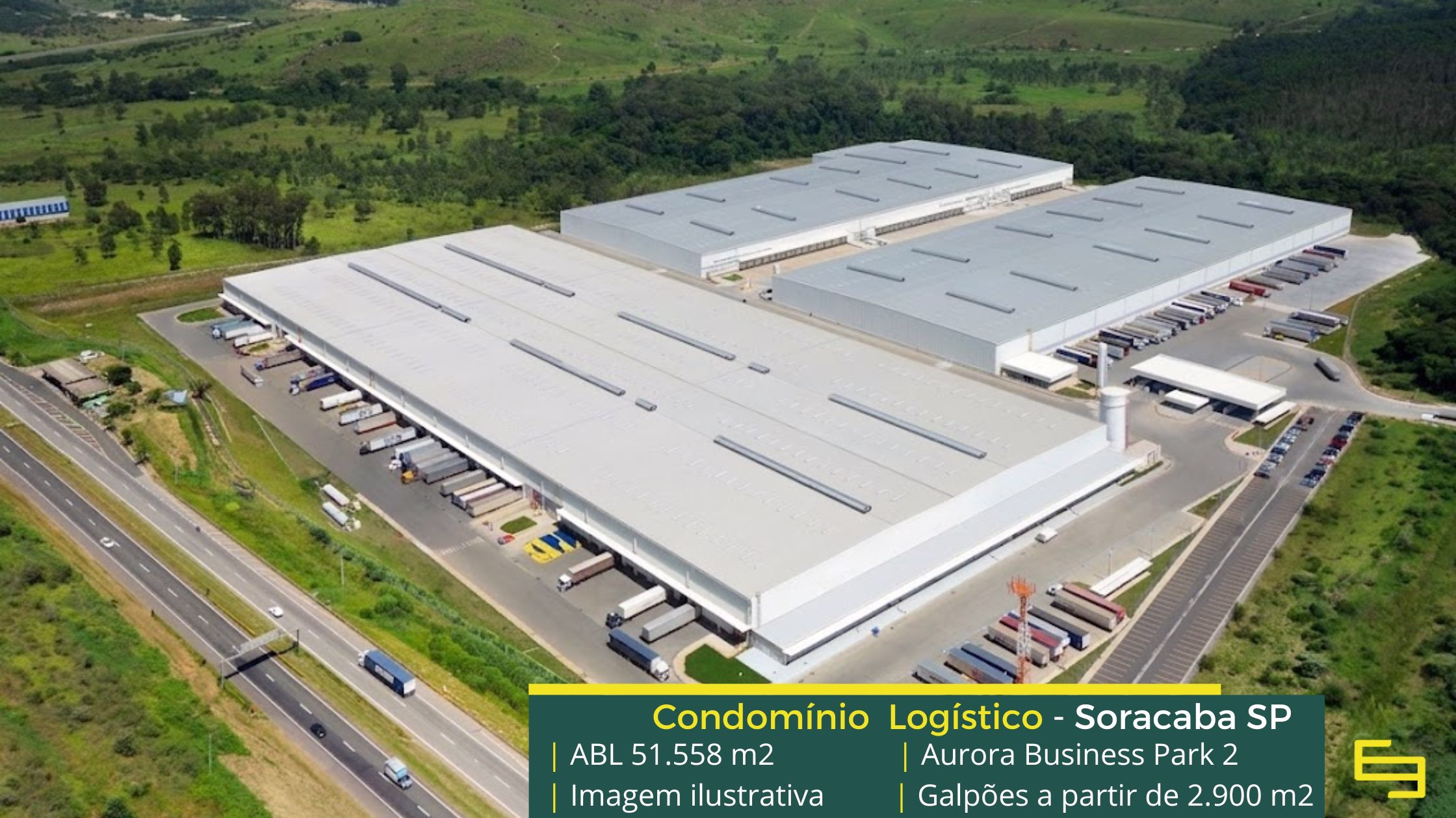 Aluguel de galpão logístico em Sorocaba (2) Aluguel de galpão em Itu SP - Aurora Business Park II. Galpões/Barracões/Armazéns para alugar em com pé direito de 12 metros em Itu SP.