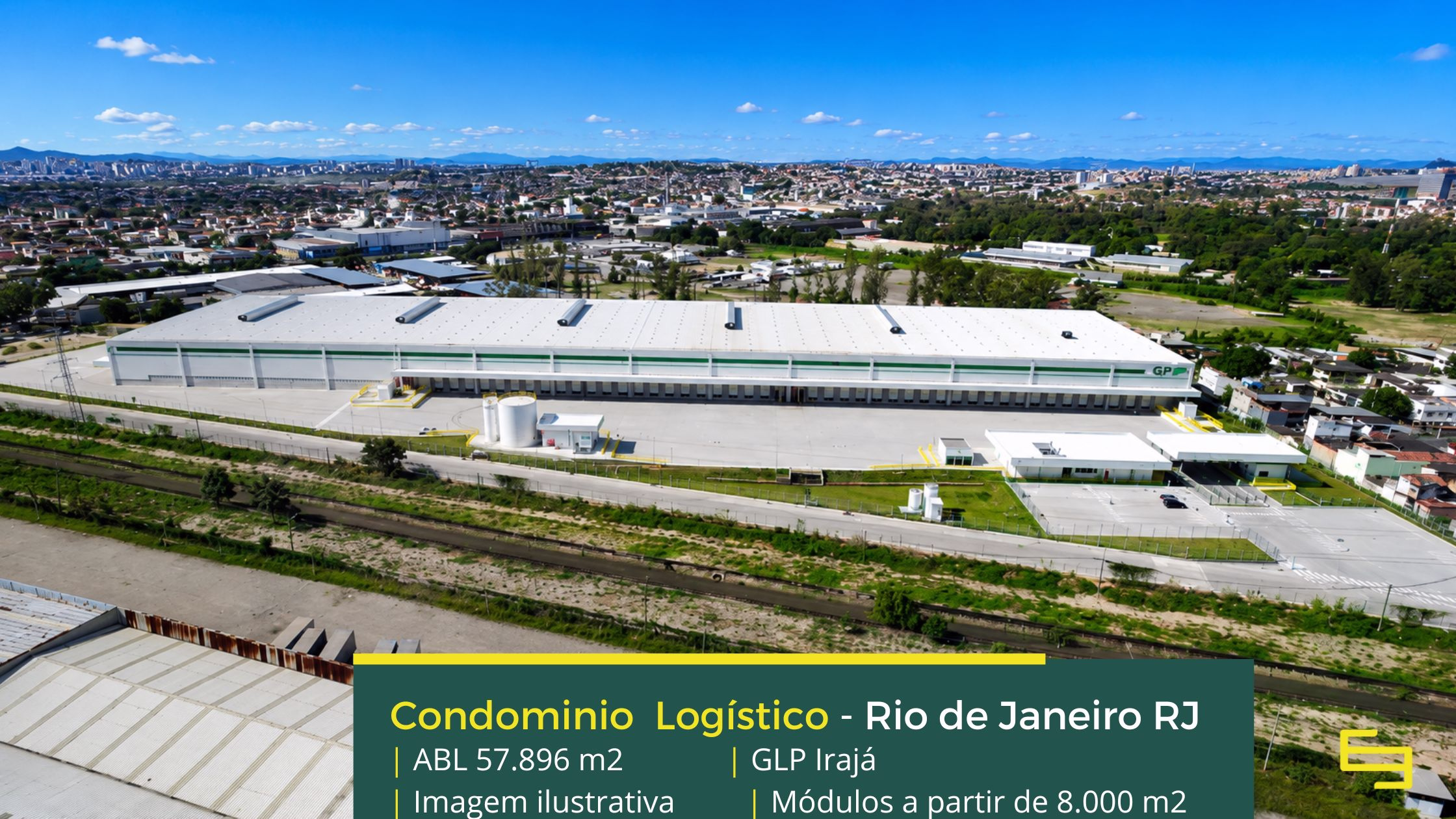 Aluguel de galpões Rio de Janeiro – GLP Irajá (1) Aluguel de Galpão Logístico RJ - GLP Irajá. Galpões com piso de concreto nivelado a laser, com resistência de 6 t/m², docas e amplo pátio