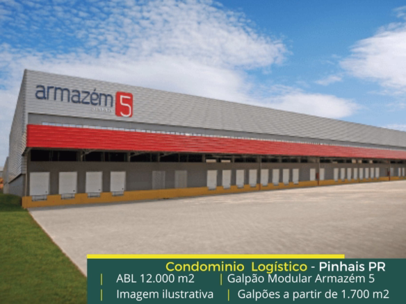 Galpão Logístico em Pinhais PR - Centro Logístico Armazém 5. Galpões/Armazéns/Centros de Distribuição/ Pavilhões para alugar em Pinhais PR