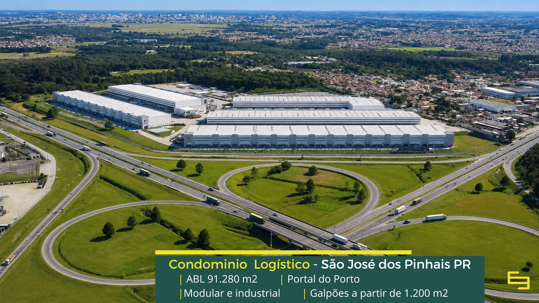 Aluguel de galpões em São José dos Pinhais PR (1) Galpões em São José dos Pinhais PR - Portal do Porto. Galpão em São José dos Pinhais para alugar com docas, pátio, modular, portaria 24 horas