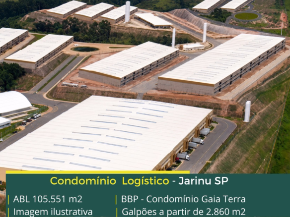 Galpões em Jarinu - BBP Espaço Gaia Jarinu Terra. Galpões/Barracões/Armazéns para alugar em Jarinu SP. Galpão logístico e industrial