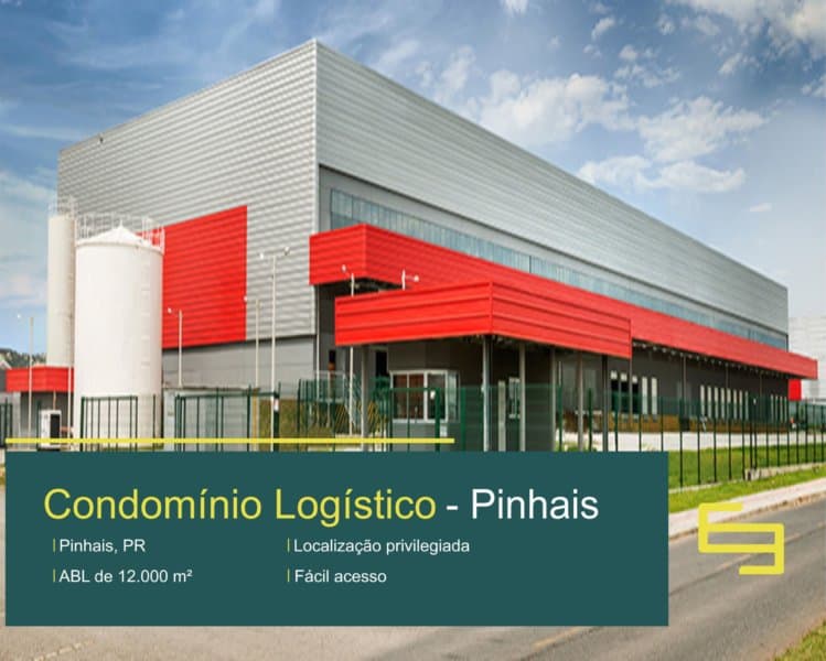 Galpão Logístico em Pinhais PR - Centro Logístico Armazém 5. Galpões/Armazéns/Centros de Distribuição/ Pavilhões para alugar em Pinhais.