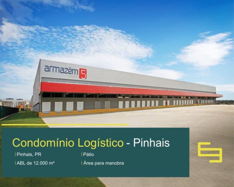 Galpão Logístico em Pinhais PR - Centro Logístico Armazém 5. Galpões/Armazéns/Centros de Distribuição/ Pavilhões para alugar em Pinhais.