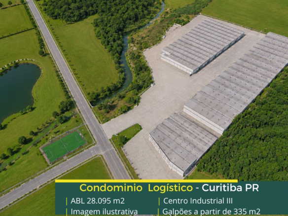 Galpão Logístico para alugar em Curitiba - Centro logístico Curitiba 3. Galpões/armazéns/Barracões para locação em Curitiba com docas