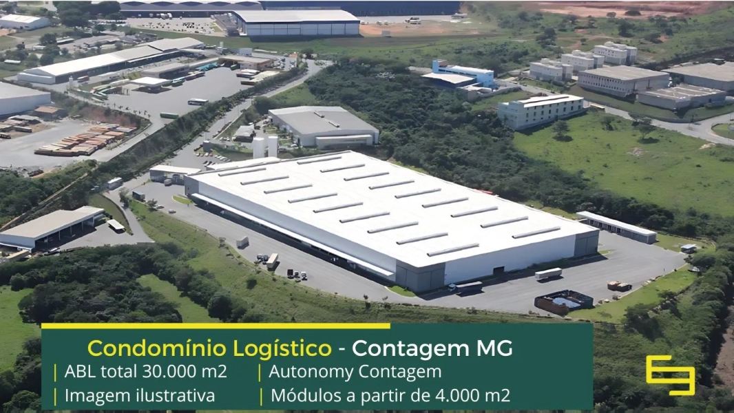 Galpões em Contagem para alugar - Condomínio Golgi Contagem, Galpões//Armazens que contam com docas, cross docking, pé direito elevado