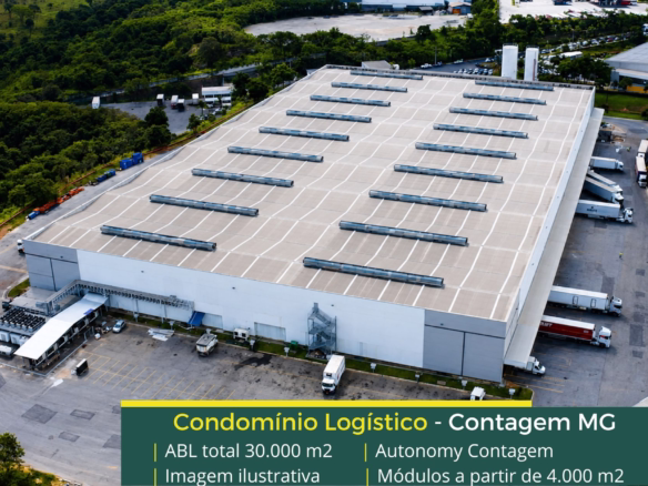 Galpões em Contagem para alugar - Condomínio Golgi Contagem, Aluguel de galpão em Contagem com docas, cross docking, pé direito elevado