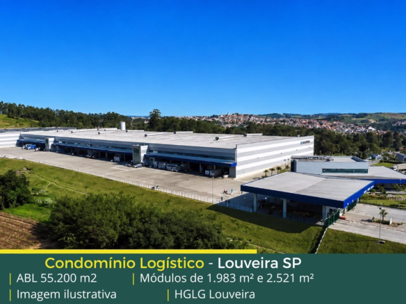 Galpões em Louveira SP - HGLG Louveira. Aluguel de galpão em condomínio logístico, com docas, altura de 12 metros, portaria e segurança 24 hs