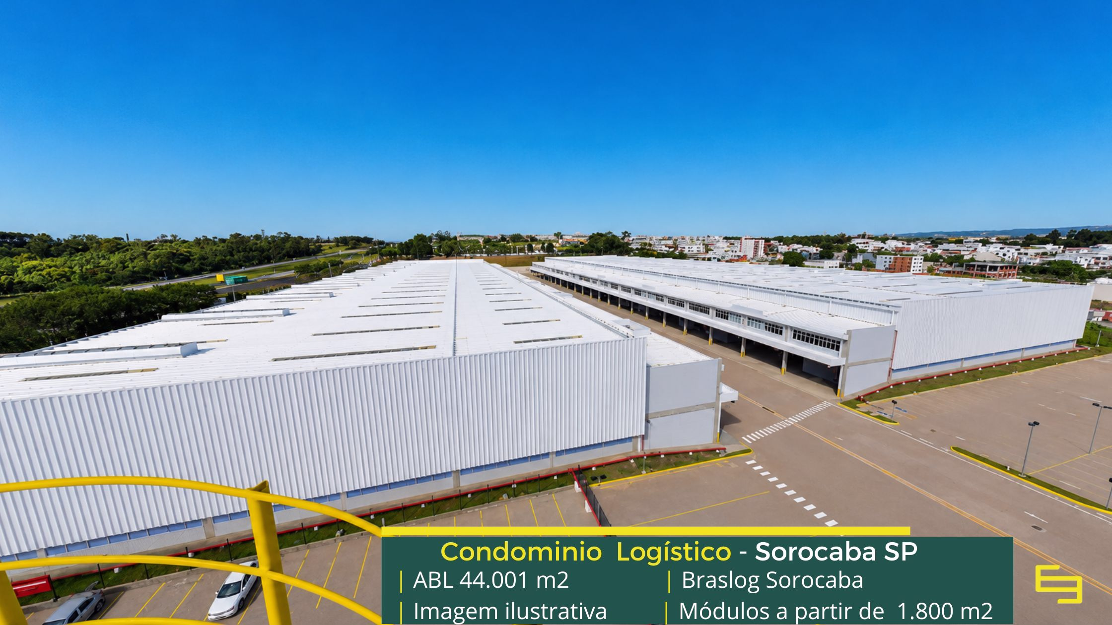 Galpões em Sorocaba SP - Braslog Sorocaba. Aluguel de Galpão industrial e logístico. Localizado em condomínio fechado. Portaria 24 horas
