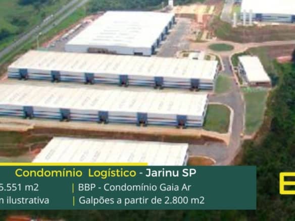 Aluguel de galpão em Jarinu SP - BBP Gaia Ar. Galpões/Barracões/Armazéns para alugar em Jarinu SP. Galpão logístico e industrial