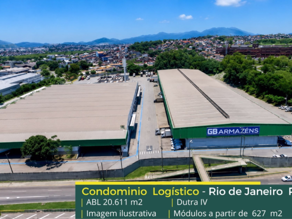 Aluguel de Galpões logísticos na Pavuna - Cargo Center Dutra IV. Modulares, a partir de  630 m², piso para até 5 ton/m². docas, segurança