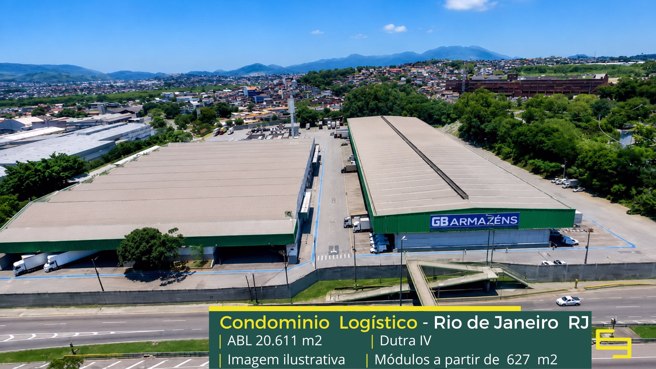 Galpões no Rio de Janeiro RJ (1) Aluguel de Galpões logísticos na Pavuna - Cargo Center Dutra IV. Modulares, a partir de 630 m², piso para até 5 ton/m². docas, segurança