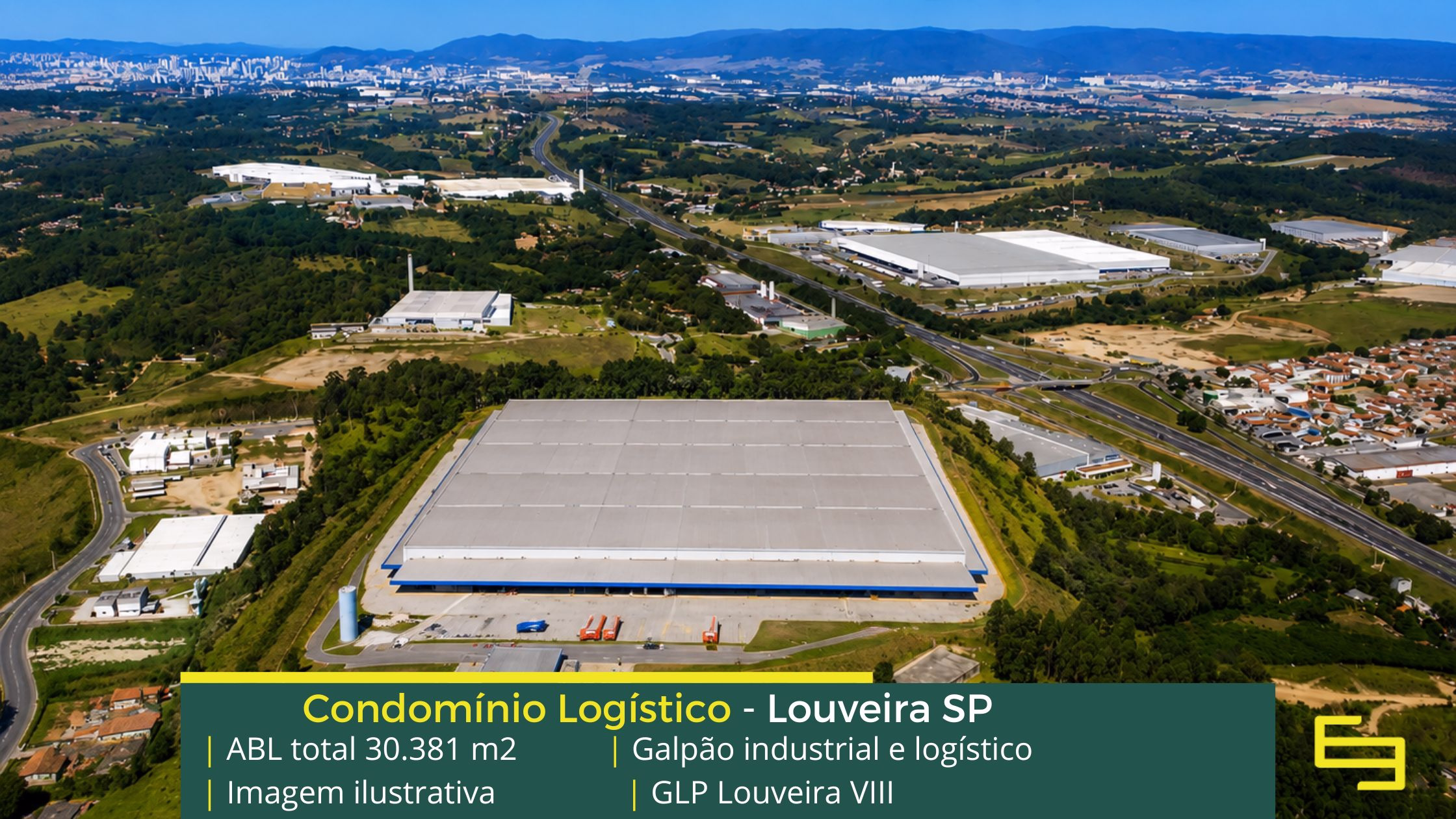 Locação de galpão em Louveira SP (11) Locação de galpão em Louveira - GLP Louveira VIII. Galpões/Barracões/Armazéns para alugar em Louveira SP. Galpão logístico e industrial